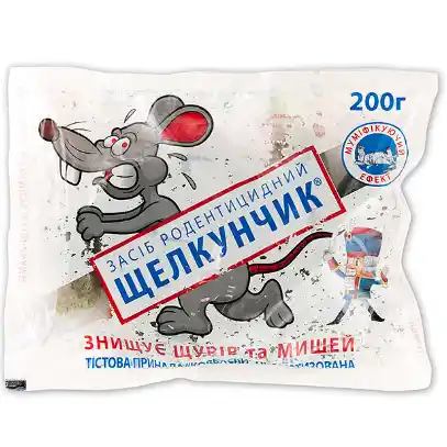 rodenticid-tisto-shelkunchik-u-viglyadi-kovbasok-200g-front Родентицид Тісто Щелкунчик у вигляді ковбасок 200 г