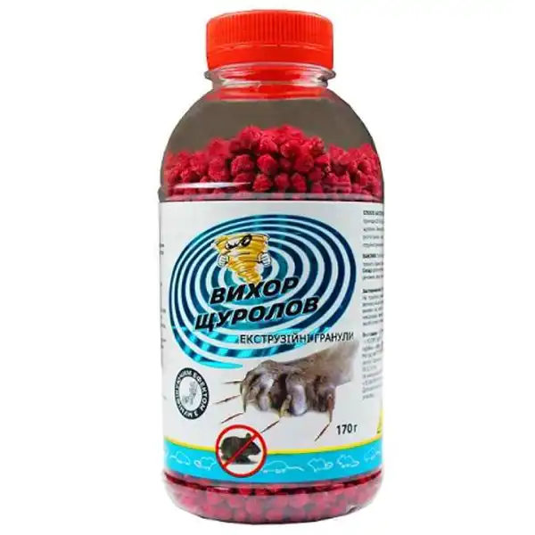 rodenticid-vihor-ekstruzijni-granuli-170g-front Родентицид Вихор Екструзійні гранули 170 г