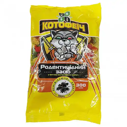 kotofeich-doublet-granules-300g-mix-rodenticide-front Котофеїч гранули-дуплет 300 г Мікс Родентицид