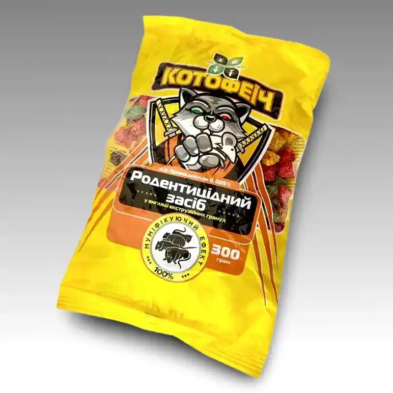 kotofeich-doublet-granules-300g-mix-rodenticide-front2 Котофеїч гранули-дуплет 300 г Мікс Родентицид
