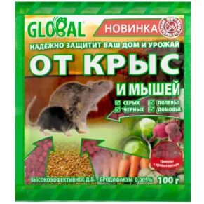 Global гранули від гризунів 100 г GlobalAgroTrade