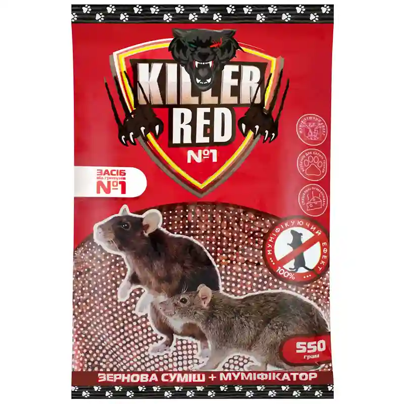 red-killer-zerno-oil-cheese-550g-front RED KILLER зерно Олія-Сир 550 г